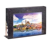 Ulmer Puzzleschmiede - Puzzle "Istanbul in summer": 1000 pieces jigsaw puzzle - Panorama view of Istanbul, capital of Turkey
