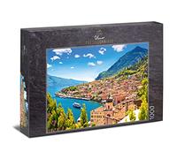 Ulmer Puzzleschmiede - Puzzle "Lago di Garda" - Classic 1000 piece jigsaw puzzle from Lake Garda - the picturesque view of the limon sul Garda, Lombardei, North Italy