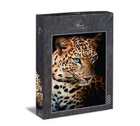 Ulmer Puzzleschmiede - Puzzle "Leopard": 1000 pieces jigsaw puzzle - Animal portrait of a noble leopard - excellent animal photography