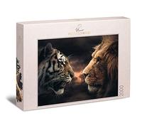 Ulmer Puzzleschmiede - Puzzle 'Rumble in The Jungle' - 2000 Piece Modern Animal Puzzle for Adults
