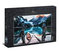 Ulmer Puzzleschmiede - Puzzle 'Wild Lake' - 2000 Piece Puzzle - Evening Prague Wild Lake Motif