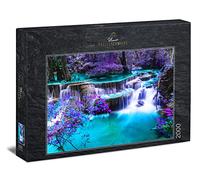 Ulmer Puzzleschmiede - Secret Place 2000pc Jigsaw Puzzle - Night Waterfall in Mystical Asia