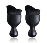 Ulmervion 2Pcs Car Interior Cleaning Tool Brush, Soft Brush Car Detailing Brushes for Automotive Dashboard, Screen, Airconditioning Vents, Seats Gap