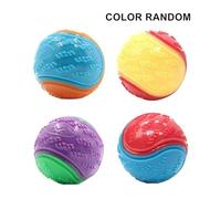 Ulmervion 4Pcs Squeaky Dog Balls, Scoo-by Doo Interactive Chew Toy for Puppies, Durable Teeth Cleaning Dog Ball, Interactive Bouncy Ball for Relieving Anxiety & Boredom Training