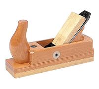 Ulmia HW 4-48 Wood Pour/Single case HW4-48 ~ Hobel with White Beech Sole and Simple Iron, Especially Suitable for Tapered Pipes, Carved Boards and deerwood ~ 240mm x 64mm