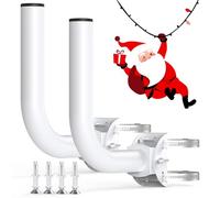 ULNA Universal Wireless Bridge Bracket Mount, Ulna Pole and Wall-Mounted Mount for Outdoor Point to Point AP Access Point Client Bridge CPE, Antenna Mounting Pole Bracket (2-Pack)