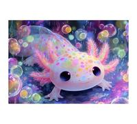 Ulord 300 Piece Puzzle for Adults Axolotl with Bubbles Puzzles 15x10 Inches