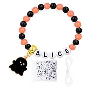 Uloveido Monster Charms Halloween Bracelet All Saints' Day Gifts - DIY Personalized Name Alphabet Bracelet Y2550