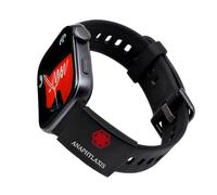Uloveido Personalized Medical Alert ID Tag for Watch Band - Laser Engraved Emergency Tag for Apple Watch & Smartwatch, Fitness Runner ID, Medical Safety Plate (Black-ANAPHYLAXIS) YA7129