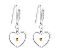Uloveido Stainless Steel Christian Real Mustard Seed Earrings for Women, Faith As Small As A Mustard Seed Can Move Mountains Faith Jewelry Gift/Christian Charm Inspirational Gift Gifts for Her, M