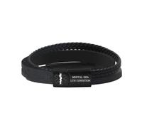 Uloveido Uoveido Waterproof Medical Alert Bracelet, Custom Laser Engraved ID & Dynamic QR Code, Lightweight PU Braided Leather Wristband, Quick Emergency Information Access, Multi-Color Options（MHC）