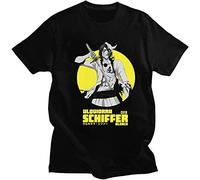 Ulquiorra Schiffer Cifer Blmn Zeawech Manga Anime Black T-Shirt Printed Tee Graphic Top for Men Shirt M