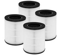 Ulrempart Replacement Filter Compatible with Air Purifier Model AP-T20, AP-T20WT, 360° Filtration 5 Layers 3 in 1 Filter AP-T20FL (4-Pack)