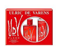 ULRIC DE VARENS - UDV Flash Men's Perfume Set - 100 ml Eau de Toilette + 200 ml Deodorant Spray - Oriental Marine Fougère - Made in France
