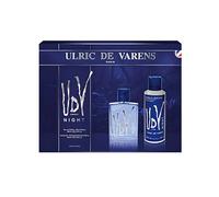 ULRIC DE VARENS - UDV Night Men's Perfume Set - 100 ml Eau de Toilette + 200 ml Deodorant Spray - Oriental Fruity Fougère - Made in France