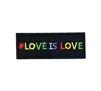 Ulricar 1 Rainbow Heart LGBTQ+ Pride Iron-On Patch