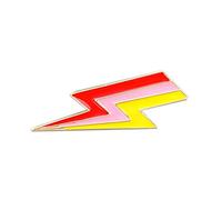 Ulricar Brooch Pin Badg Rainbow Metal Enamel Badge LGBT Hard Pins Multicolor Lapel Collect Lightning Cartoon Backpack Collar Badges Fashion Jewelry Gifts, Multicolor,Rainbow, Metal, no gemstone