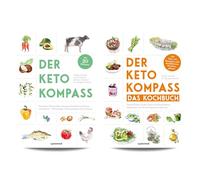 Ulrike Gonder - Keto Ernährung, Buchset - Der Keto-Kompass, Das Kochbuch - Ketose Ketone Wissen, 120 Rezepte, Wochenpläne, Therapieansätze - Kochbuch mit einem exklusiven Lesezeichen
