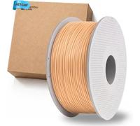ULROAD Original PETG HF with RFID Chip for Bambu Lab with Empty Coil for Bambulab AMS P1S P2S P1P X1C H2D H2C H2S Accessories Roll PET-G High-Flow Spool 3D Printer Printing Filament (Cream (33401))
