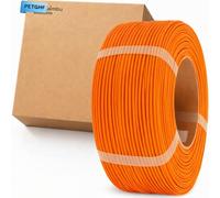 ULROAD PETG HF Refill with RFID Chip Suitable for Bambu Lab Bambulab AMS P1S P2S P1P X1C H2D H2C H2S Accessories Roll PET-G High-Flow Spool 3D Printer Printing Filament (Orange)