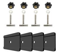 ULROAD Screws for securing loads on the rail + guide bar for VW T5 T6 Multivan Transporter California profile rails e.g. Multiflex board or furniture profile rail accessories interior