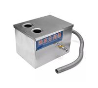 ULROKHKUL Grease Trap, 350 * 250 * 250mm Stainless Steel Double