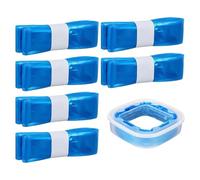 Ulsam 6 Pack Diaper Disposal Refills with Cartridges, 10m Heavy Duty Diaper Pail Refill Bags, Extra Thick Anti-Odor Antibacterial, Leakproof Large Trash Bag for Genie Standard/PLUS/XL Accessories