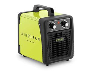 Ulsonix Industrial Ozone Generator Air Purifier Ozone Steriliser Timer 10000mg/hr 95W AIRCLEAN 10G-ECO (60 Min Timer, Powder-Coated Steel, Stainless Steel Filter)