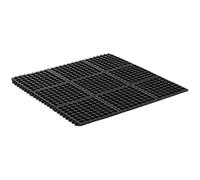 ulsonix Rubber Mat - 92 x 92 x 1 cm - black ULX-RM-04
