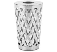 ulsonix Rubbish Bin - Round - Stainless Steel / Galvanised Steel - Grey ULX-GB30