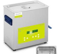 ulsonix Ultrasonic Cleaner Ultrasonic Bath Cleaning Machine LED Degas Function 6.5L 180W PROCLEAN 6.5S (Stainless Steel, 3 Ultrasonic Transducers, 0-80°C)