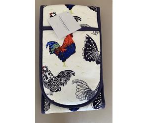 Ulster Weaver “Rooster” Double Oven Glove -Cream (New)