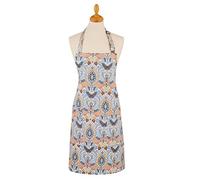 'Cotswold' Graphic Print 100% Cotton Apron Ulster Weavers Orange One Size