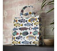 Ulster Weavers PVC Bag - Durable 100% Cotton with Wipe Clean Coating and Polyester Lining, Everyday Use, Easy to Clean, Sturdy Construction, Small, Aquarium, Multicolour