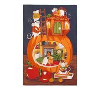Ulster Weavers Autumnal Halloween Cosy Pumpkin Cotton Tea Towel