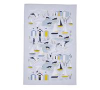Ulster Weavers Beach Hut & Nautical Tea Towel (74 x 48cm), 100% Cotton, Kitchen Towel/Cloth, Dish Cloths, Seagull/Sailing/Seaside/Seashore Themed