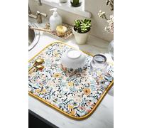 Ulster Weavers 'Bee Bloom' Animal Print 100% Polyester Dish Drying Mat in Yellow Ulster Weavers Yellow
