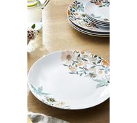 Ulster Weavers 'Bee Bloom' Animal Print Porcelain Dinner Plate (4 Pack) in White | Size: 4 Pack Ulster Weavers White 4 Pack