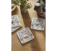 Ulster Weavers 'Blackthorn' Animal Print Printed MDF Coasters (4 Pack) in Beige Ulster Weavers Beige