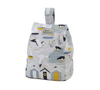 Ulster Weavers Blue Nautical Door Stop - 100% Cotton Fabric, 1.5KG With Handle - Coastal Beach Huts in Light Blue (19 x 13.5 x 8.5cm) - New Home Gift