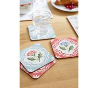 Ulster Weavers 'Boho Floral' Floral Print Printed MDF Coasters (4 Pack) Ulster Weavers Multicolor