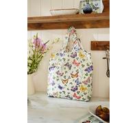 Ulster Weavers 'Butterfly Grove' Butterfly Print Polyester Packable Bag in Cream Ulster Weavers Cream One Size