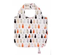 Ulster Weavers - Cat Themed Foldable Shopping Bag (42 x 46cm) - Cat Shopping Bag in White - Eco-Friendly - White Tote Bag with Cats for Shopping - Reuseable Shopping Bag with Cats - Cat Lovers Gifts