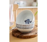 Ulster Weavers 'Catch of the Day' Food Print Porcelain Bowl Ulster Weavers Multicolor
