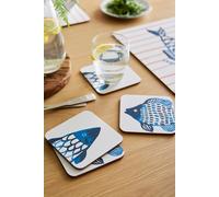 Ulster Weavers 'Catch of the Day' Food Print Printed MDF Coasters (4 Pack) Ulster Weavers Multicolor