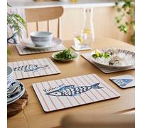 Ulster Weavers Catch Of The Day Pack Of 4 Cork Placemats