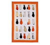 Ulster Weavers Cats In Waiting Linen Tea Towel