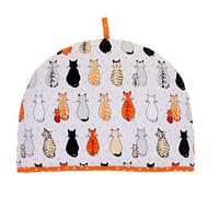 Ulster Weavers Cats in Waiting Tea Cosy White, Orange and Black