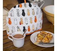 Ulster Weavers Cats in Waiting Tea Cosy White, Orange and Black