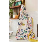Ulster Weavers 'Chick Chicken' Chicken Print 100% Cotton Apron in White Ulster Weavers White